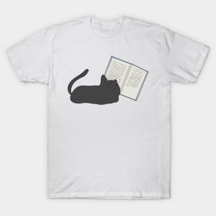 Cat reading T-Shirt